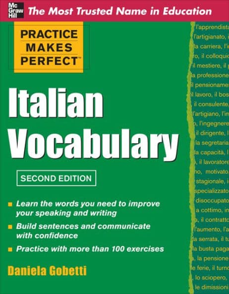 Practice Makes Perfect Italian Vocabulary by Daniela Gobetti