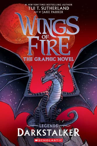 Darkstalker: A Graphic Novel (Wings of Fire: Legends Graphic Novel) by Tui T. Sutherland, Jake Parker, Jake Parker (Illustrator)