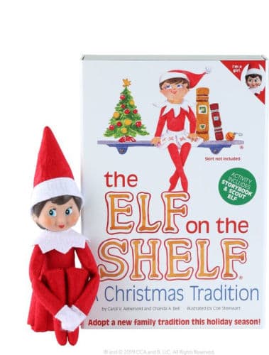 The Elf on the Shelf: A Christmas Tradition (includes blue-eyed girl scout elf) by Carol V. Aebersold, Chanda Bell, Coe Steinwart