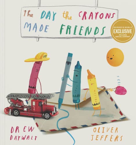 The Day the Crayons Made Friends by Drew Daywalt, Oliver Jeffers (Illustrator), Oliver Jeffers