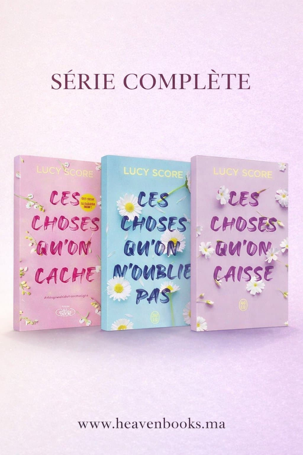 Knockemout – Série Complète (Tomes 1 à 3) – Lucy Score | Ces choses qu’on cache à la lumière, Ces choses qu’on n’oublie pas, Ces choses qu’on laisse | Édition Française by Lucy Score