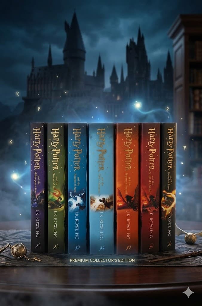 Harry Potter Complete 7 Book Set by J.K. Rowling | Fantasy Box Set | Buy in Morocco by J. K. Rowling