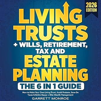 Living Trusts + Wills, Retirement, Tax & Estate Planning: The 6-in-1 Guide: How to Make Your Own Living Trust, Avoid Pro by Garrett Monroe, N.W. Edwards