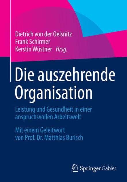 Die auszehrende Organisation: Leistung und Gesundheit in einer anspruchsvollen Arbeitswelt