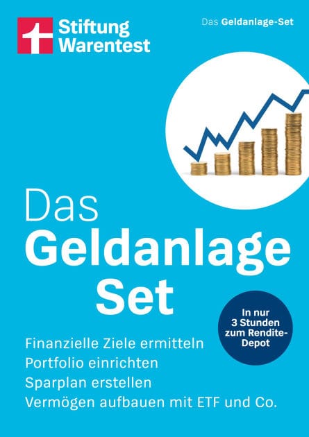 Das Geldanlage-Set - Für Einsteiger und Privatanleger: Finanzielle Ziele ermitteln, Portfolio einrichten, Sparplan erstellen, Vermögen aufbauen mit ETF und Co. In nur 3 Stunden zum Rendite-Depot
