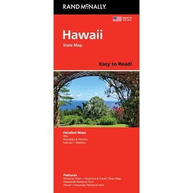 Hawaii Easy to Read State Map