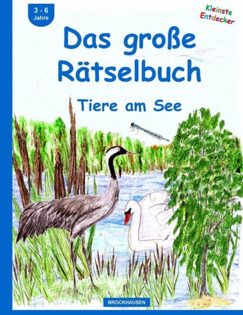 BROCKHAUSEN - Das große Rätselbuch: Tiere am See