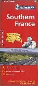 Michelin France, South Map 725