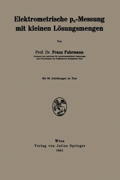 Elektrometrische pH-Messung mit kleinen Lösungsmengen