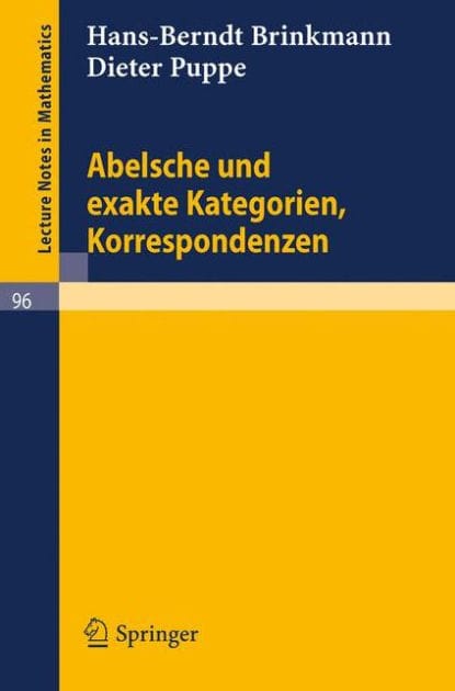 Abelsche und exakte Kategorien, Korrespondenzen