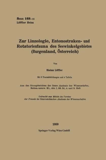 Zur Limnologie, Entomostraken- und Rotatorienfauna des Seewinkelgebietes (Burgenland, ï¿½sterreich)