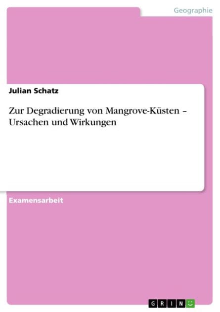 Zur Degradierung von Mangrove-Küsten - Ursachen und Wirkungen: Ursachen und Wirkungen