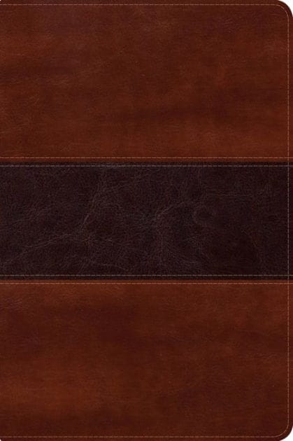RVR 1960 Biblia del Pescador letra grande, caoba símil piel