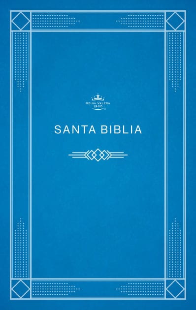 RVR 1960 Biblia económica de evangelismo, azul tapa rústica