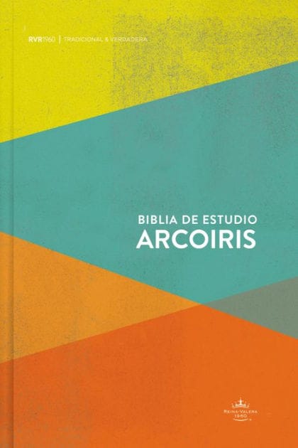RVR 1960 Biblia de Estudio Arcoíris, multicolor tapa dura