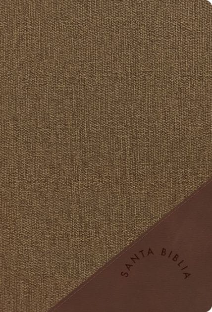 RVR 1960 Biblia letra grande tamaño manual, café duotono símil piel con índice (Edición 2023): Con referencias. Nueva tipografía