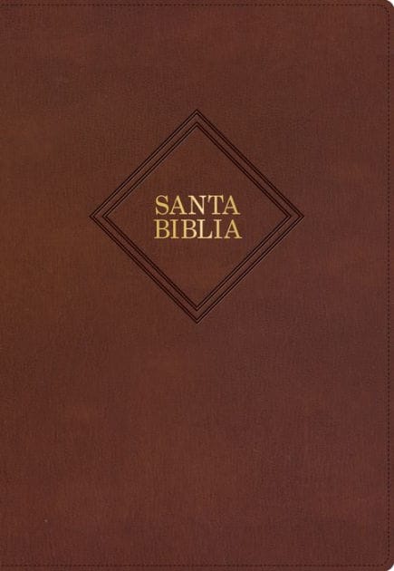 RVR 1960 Biblia letra supergigante, marrón piel fabricada con índice (Edición 2023): Con referencias. Nueva tipografía