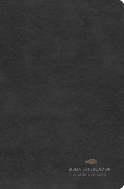 RVR 1960 Biblia del Pescador: Edición liderazgo, negro piel fabricada: Edición liderazgo
