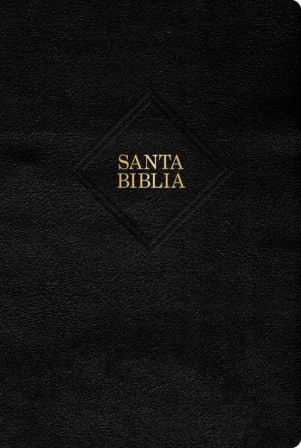 RVR 1960 Biblia letra gigante, negro piel fabricada con índice (Edición 2023): Santa Biblia