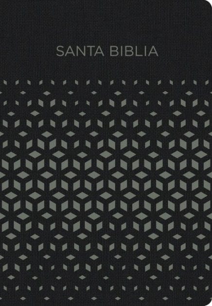 RVR 1960 Biblia para Regalos y Premios, negro/plata símil piel