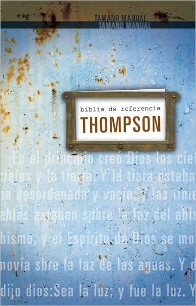 RVR60, Biblia de Referencia Thompson, Tamaño personal, Tapa dura, Palabras de Jesús en Rojo