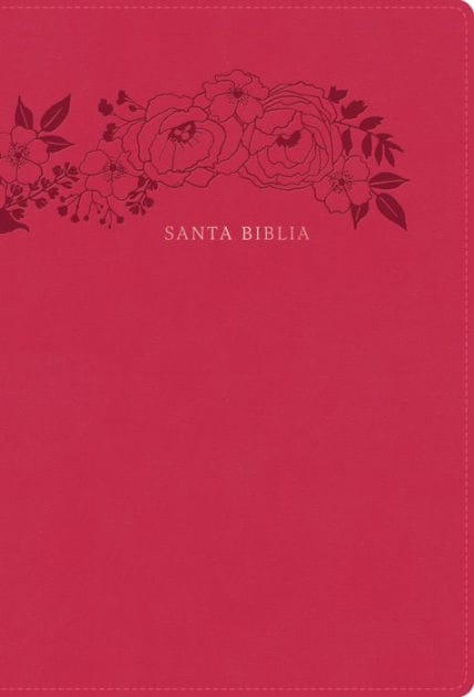 RVR 1960 Biblia letra supergigante, floral símil piel, con índice: Con referencias. Nueva tipografía.
