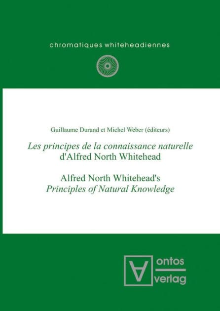 Les principes de la connaissance naturelle d'Alfred North Whitehead