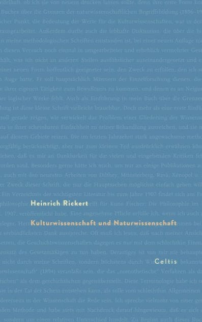 Kulturwissenschaft und Naturwissenschaft