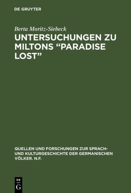 Untersuchungen zu Miltons "Paradise lost": Interpretation der beiden Schlussbücher