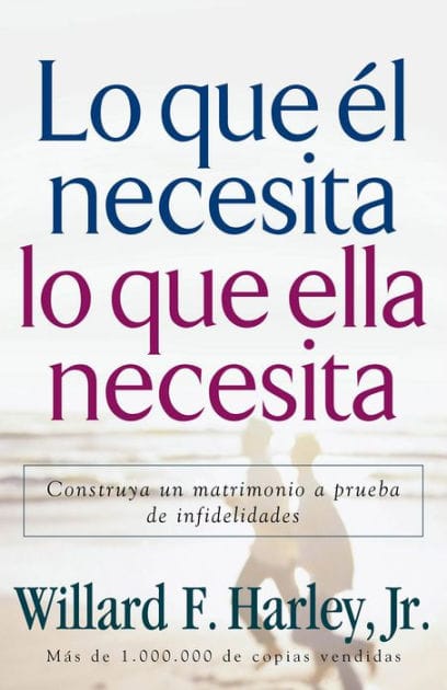 Lo que él necesita, lo que ella necesita: Construya un matrimonio a prueba de infidelidades