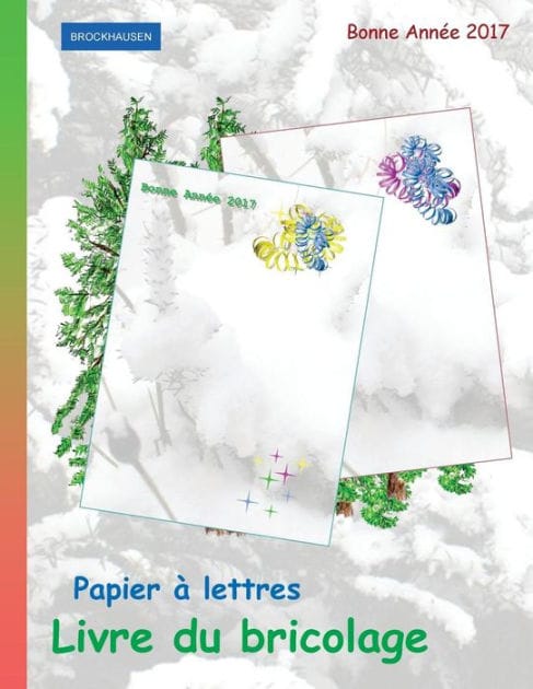 BROCKHAUSEN: Papier à lettres - Livre du bricolage: Bonne Année 2017