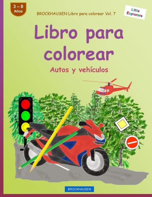 BROCKHAUSEN Libro para colorear Vol. 7 - Libro para colorear: Autos y vehículos
