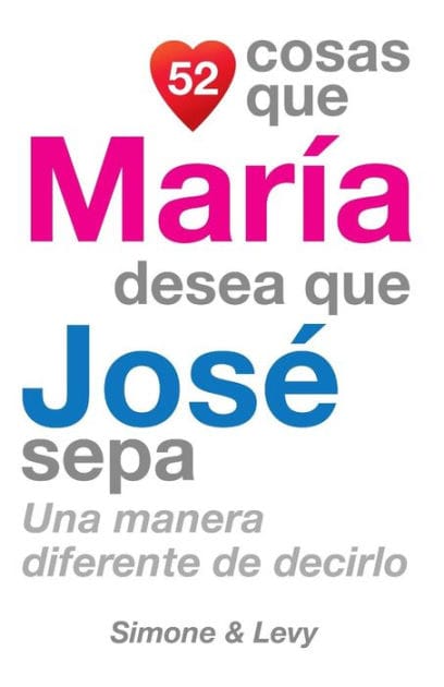 52 Cosas Que María Desea Que José Sepa: Una Manera Diferente de Decirlo
