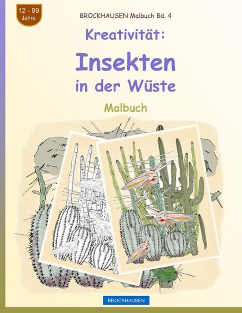 BROCKHAUSEN Malbuch Bd. 4 - Kreativität: Insekten in der Wüste