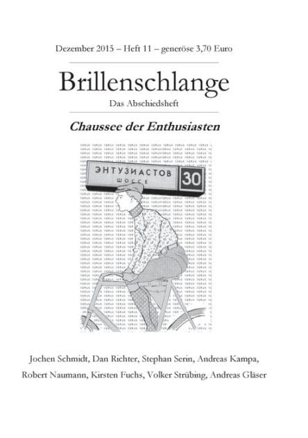 Brillenschlange 11: Das Abschiedsheft