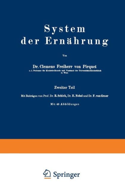 System der Ernährung: Zweiter Teil