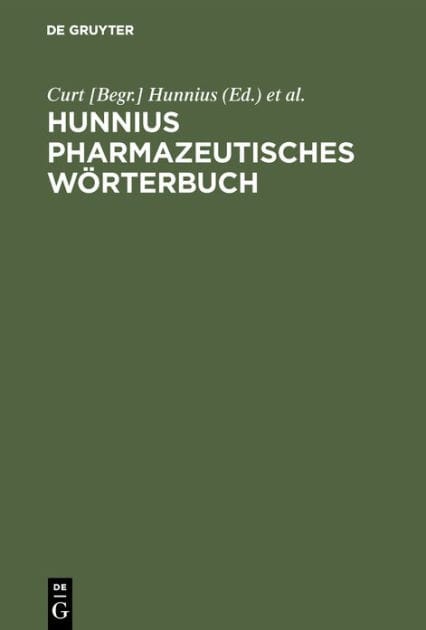 Hunnius pharmazeutisches Wörterbuch