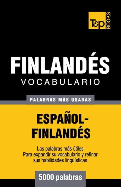Vocabulario espaï¿½ol-finlandï¿½s - 5000 palabras mï¿½s usadas