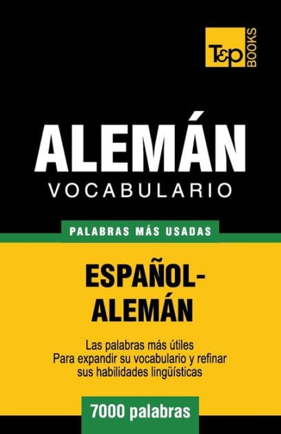Vocabulario espaï¿½ol-alemï¿½n - 7000 palabras mï¿½s usadas