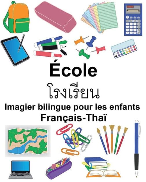 Français-Thaï École Imagier bilingue pour les enfants