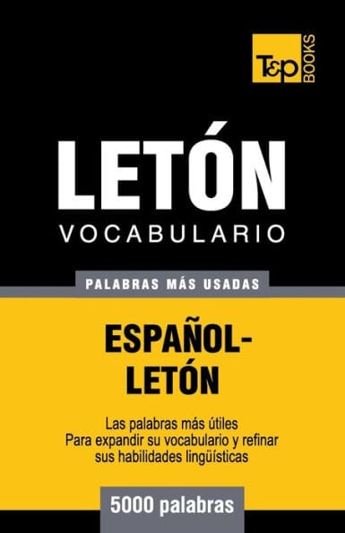 Vocabulario espaï¿½ol-letï¿½n - 5000 palabras mï¿½s usadas