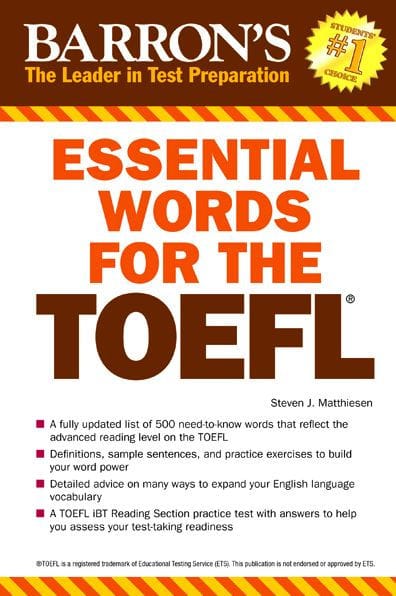 Essential Words for the TOEFL