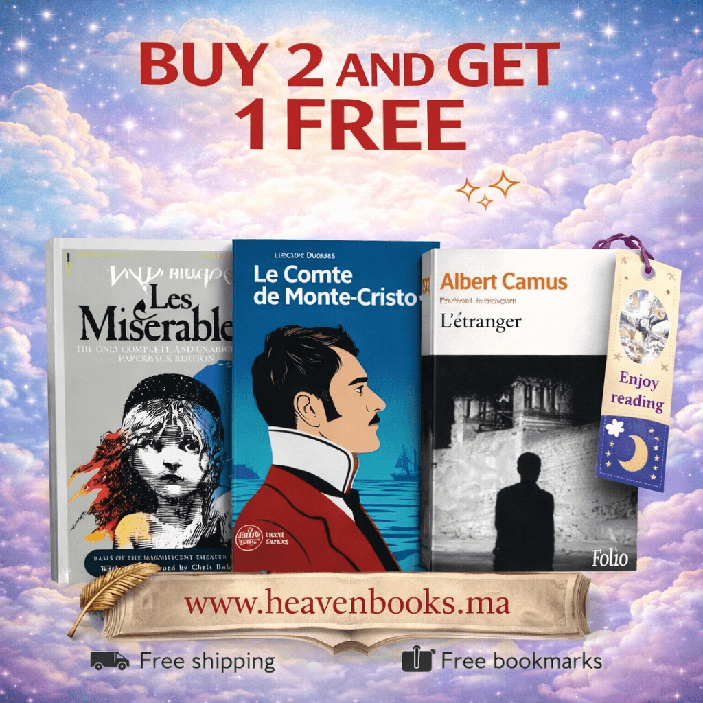 Pack Classiques Français Incontournables (Les Misérables, Le Comte de Monte-Cristo, L’Étranger) | Livres en Français au Maroc |