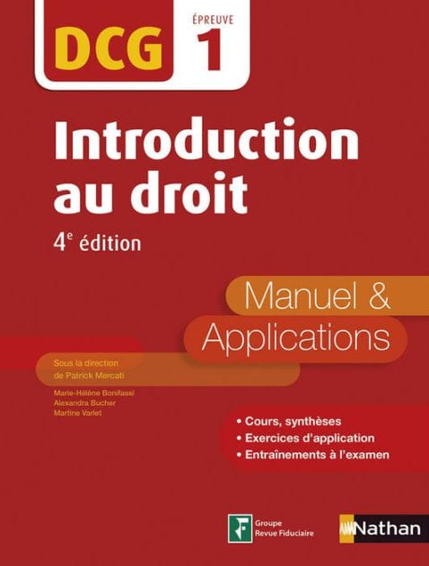 Introduction au droit - Manuel et applications - DCG 1 (E-PUB 2) - 2016