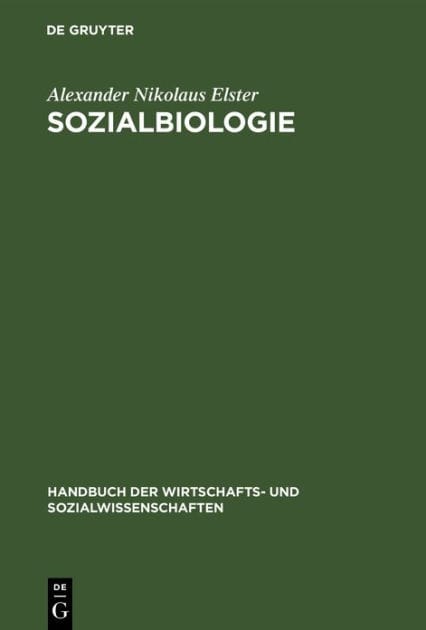 Sozialbiologie: Bevölkerungswissenschaft und Gesellschaftshygiene