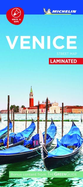 Michelin Venice City Map - Laminated