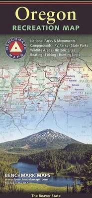 Benchmark Oregon Recreational Map