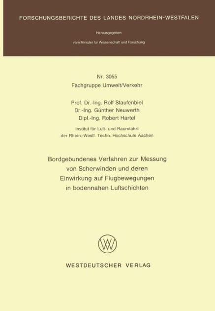 Bordgebundenes Verfahren zur Messung von Scherwinden und deren Einwirkung auf Flugbewegungen in bodennahen Luftschichten