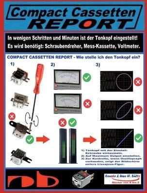 Compact Cassetten Report - Wie stelle ich den Tonkopf ein?: Azimut-Einstellung mit den altbew�hrten- und modernen Hilfsmitteln.