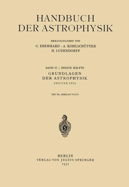 Grundlagen der Astrophysik: Zweiter Teil II